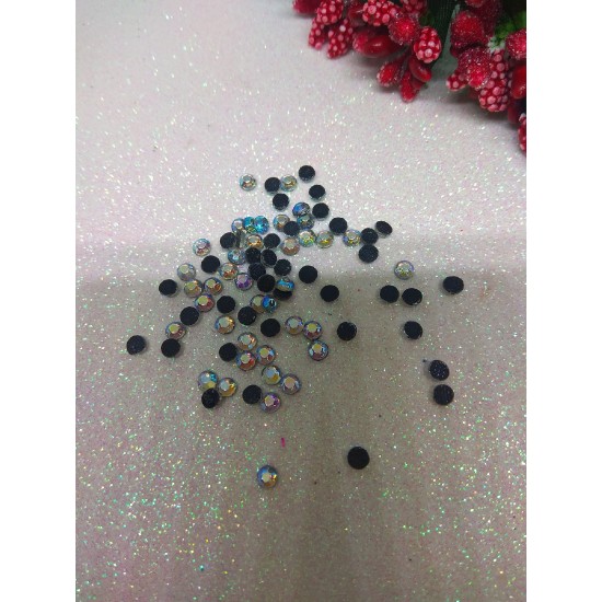 Стразы термоклеевые перламутр (стекло) ss-30, цена за 20 гр